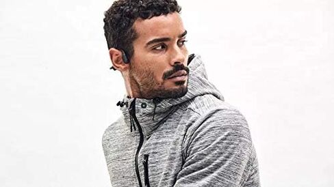 Aftershokz Aeropex (Rebranded as Shokz OpenRun) - Open-Ear Bluetooth Bone Conduction Sport Headphones - Sweat Resistant Wireless Earphones for Workouts and Running - Built-in Mic in Saudi Arabia