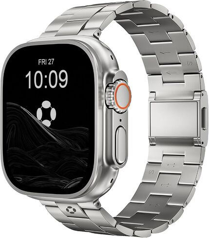 Titanium Band for Apple Watch Ultra 3/2/1 49mm Series 11/10 46mm in Saudi Arabia
