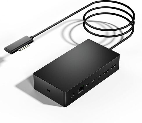 Surface Dock 2,Surface Docking Station 2 with 199W Power Supply, Type-C 4K Display Port*2,USB A*2/Type C*2,Gigabit Ethernet,Audio Compatible with Surface Laptop Studio,Laptop,Surface Go,Pro X/9/8 in Kuwait
