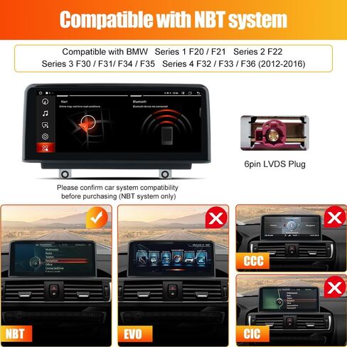 Junsun Car Radio for BMW NBT System 1 2 3 4 Series CarPlay Android Auto in Saudi Arabia