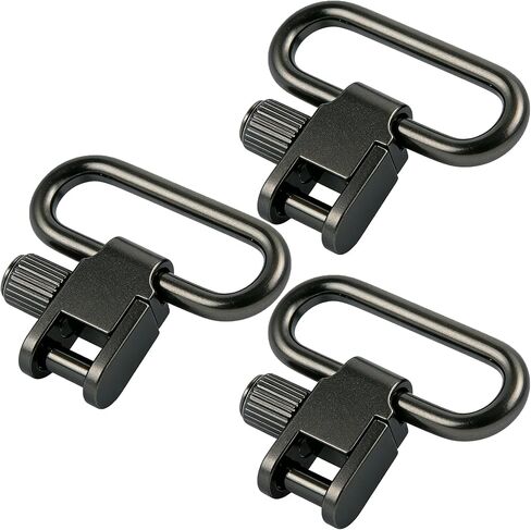 Sling Swivels 1/1.25 inches Two Point Sling Swivels Two-Point Sling Clips All Metal 3PCS in Kuwait