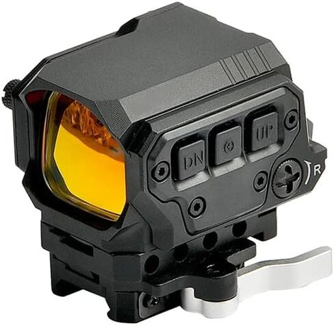 Optical R1X Red Dot Sight Scope Reflex Sight Holographic Sight with IR Function Quick Release Mounts for 20mm Rail Hunting Scope (Black) in Saudi Arabia