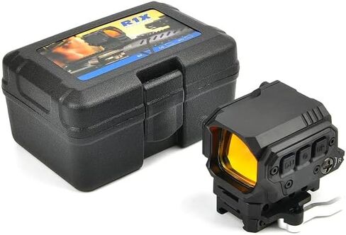 Optical R1X Red Dot Sight Scope Reflex Sight Holographic Sight with IR Function Quick Release Mounts for 20mm Rail Hunting Scope (Black) in Saudi Arabia