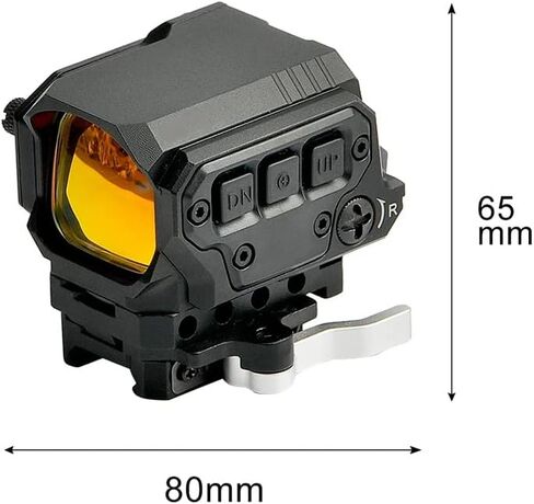 Optical R1X Red Dot Sight Scope Reflex Sight Holographic Sight with IR Function Quick Release Mounts for 20mm Rail Hunting Scope (Black) in Saudi Arabia