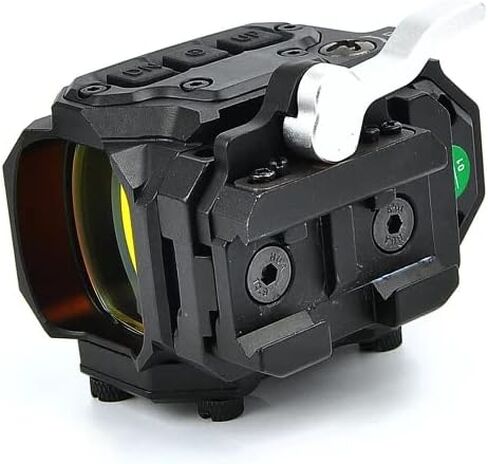 Optical R1X Red Dot Sight Scope Reflex Sight Holographic Sight with IR Function Quick Release Mounts for 20mm Rail Hunting Scope (Black) in Saudi Arabia