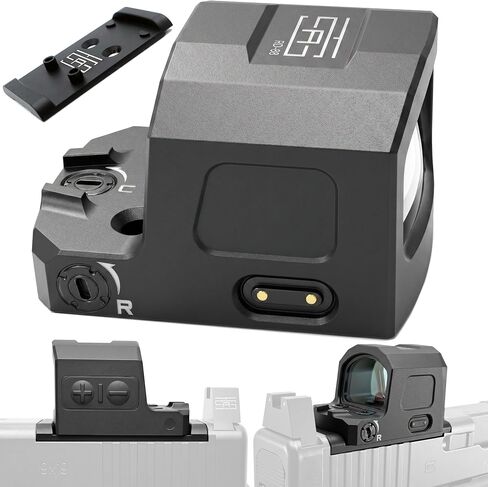 TSA® RD-88 Enclosed Micro Red Dot Sight – Rechargeable – Multi-Reticle – RMSc / 407K / 507K Footprint – Shake Awake – Magnetic USB-C Charging in Saudi Arabia