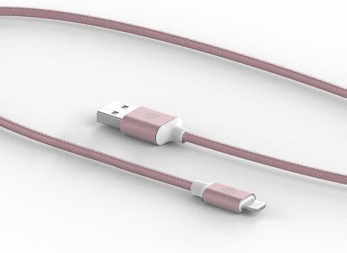Griffin Extra-Long Premium Braided Lightning Cable, 10 ft., Tangle Resistant Nylon Cable, Bend Tested, Rose Gold in Kuwait
