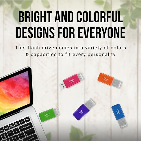 PNY USB 2.0 Flash Drive, 64GB, Assorted in Kuwait