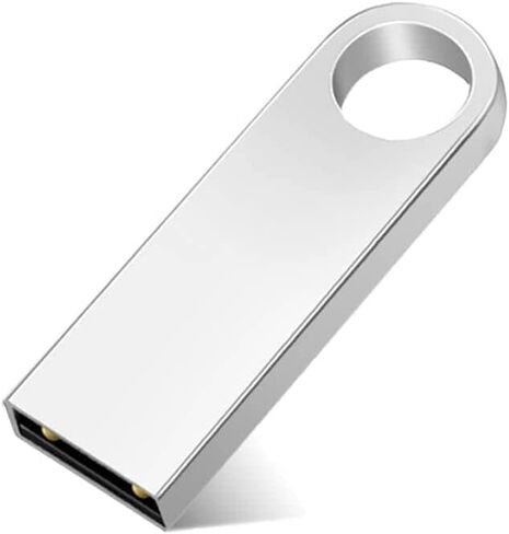 10 Pack 32GB Waterproof USB2.0 Flash Drive, Metal, Silver in Kuwait