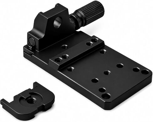 Gotical Universal Optics Mount Pistol Red Dot Scope Reflex Mount Plate Base Pistol 17 19 22 23 Rear Sight Reflex Mount in Saudi Arabia