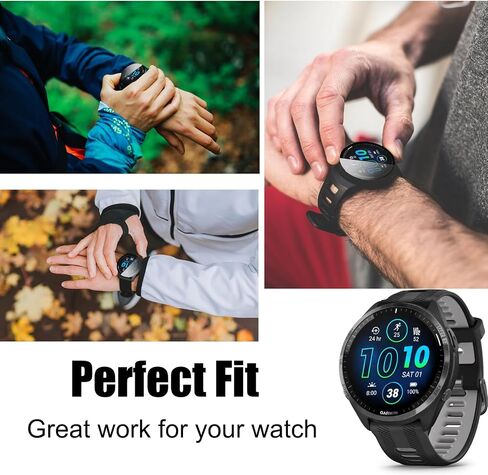 Forerunner 965 Screen Protector Compatible with Garmin Forerunner® 965 Running Smartwatch, Soft Flexible TPU Thin Lightweight Protective Cover [NO Front Screen Protector], 4 Pack in Kuwait
