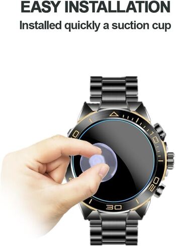 Screen Protector Compatible for SOUYIE SW-7 1.43" AMOLED Smart Watch, 9H Tempered Glass Protective Film (3 PCS) in Kuwait