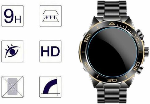 Screen Protector Compatible for SOUYIE SW-7 1.43" AMOLED Smart Watch, 9H Tempered Glass Protective Film (3 PCS) in Kuwait