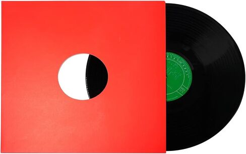 12-Inch Vinyl Record Storage Sleeves, Kraft Paper Protective Bags with Hole for LP Display in Saudi Arabia