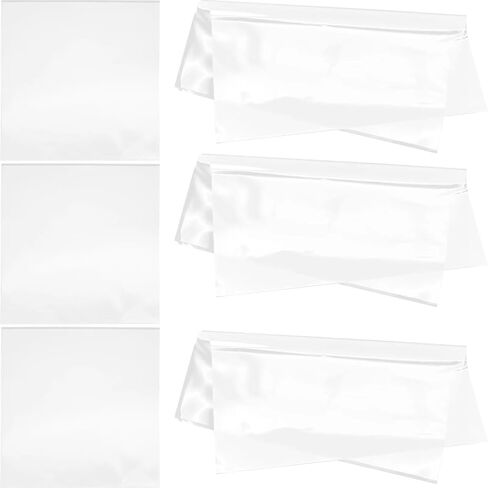 60PCS Vinyl Record Outer Sleeves, Clear Plastic Protective Covers for LP Albums in Saudi Arabia