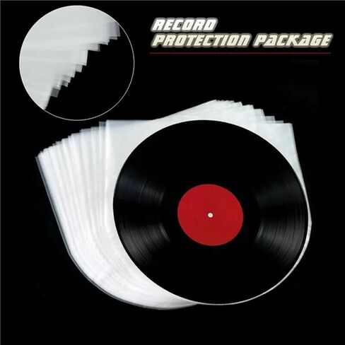 50 Pack 12-Inch Vinyl Record Sleeves Anti-Static Outer & Inner Covers in Saudi Arabia