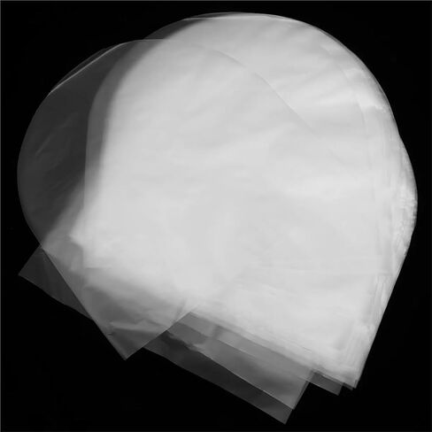 Clear Vinyl Record Protector Sleeves 50Pcs Anti-Scratch Dustproof Inner Bags 12x12 in Saudi Arabia