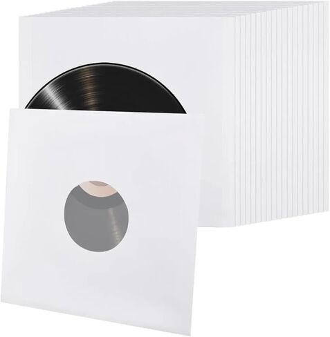 20 Pack 12-Inch Anti-Static Vinyl Record Sleeves Paper Poly Lined PE Film in Saudi Arabia