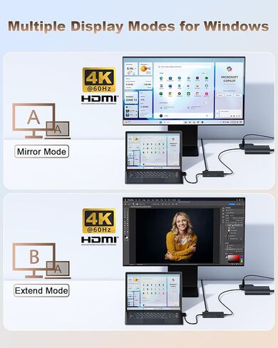 Surface Docking Station (2026 Upgraded), 4K@60Hz HDMI Microsoft Surface Dock for Surface Pro 12/11/10/9/8/7/6/5/4/3, Surface Laptop 7/6/5/4, Surface Go/Book/Laptop Go in Kuwait