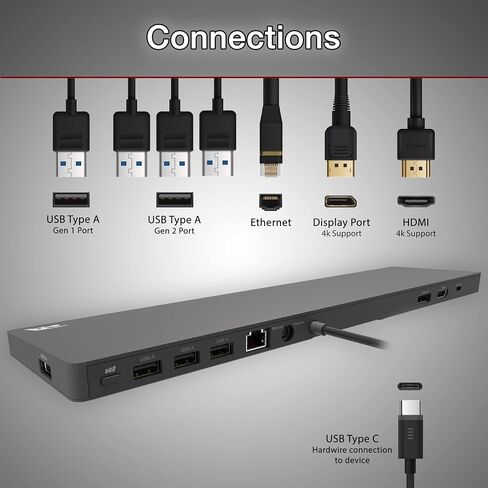 Cyber Acoustics DS-2000 USB-C Dock with Active Cooling Fan in Kuwait