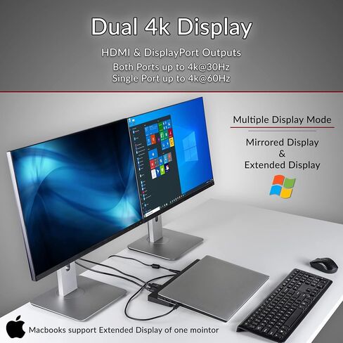 Cyber Acoustics DS-2000 USB-C Dock with Active Cooling Fan in Kuwait