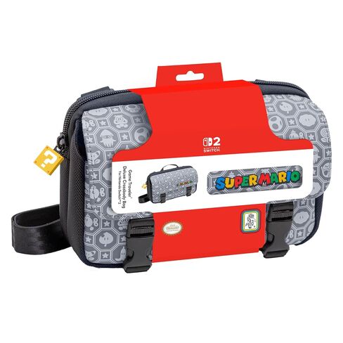 R.D.S. INDUSTRIES, INC. – Game Traveler Deluxe Licensed Travel Case Designed for Nintendo Switch, Nintendo Switch 2, OLED, Super Mario Monogram (LV17SM) in Kuwait