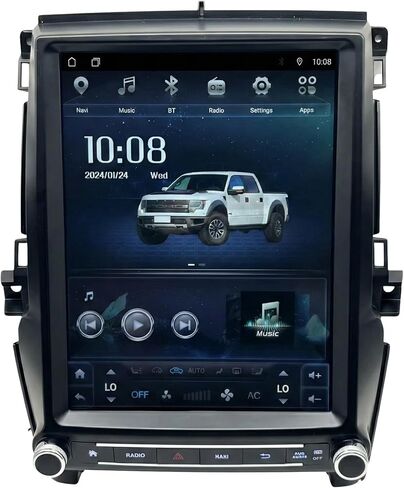 12.1" Car Radio Stereo for Ford Ranger Everest 2016-2021 [Manual AC ONLY], 8 Core 8GB+128GB Android Head Unit with Wireless CarPlay Android Auto, Vertical Touchscreen GPS Navigation in Saudi Arabia