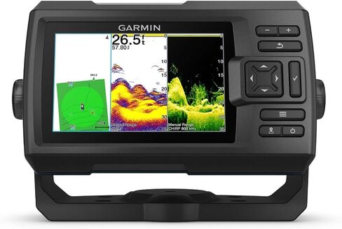 Garmin Striker Vivid 5cv, Easy-to-Use 5-inch Color Fishfinder and Sonar Transducer, Vivid Scanning Sonar Color Palettes (010-02551-00) in Saudi Arabia