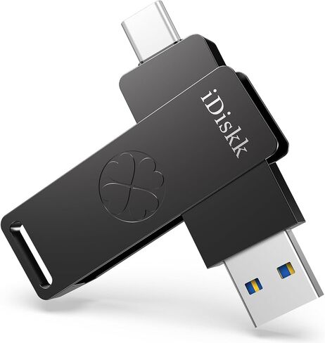 iDiskk USB-C 1TB Flash Thumb Drive External Portable SSD 1000MB/s in Kuwait