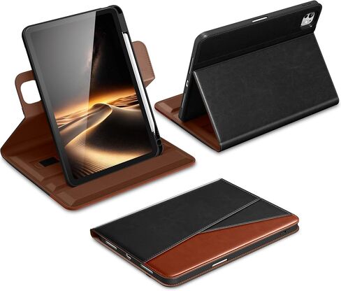 DTTO for iPad Pro 11 inch 4th/3rd/2nd Gen Case 2022/2021/2020, Brown in Kuwait