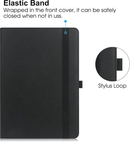 9",9.7",10.1",10.5",10.9",11" Tablet Universal Case with Keyboard, Case with Removable Wireless Bluetooth Keyboard & Pen Holder for iPad, Galaxy and Other 9-11 inch Tablet in Kuwait