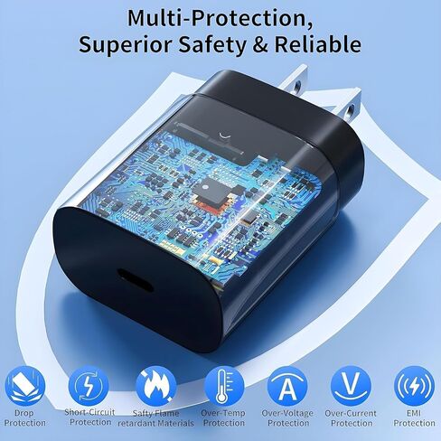 25W Charger for TCL NXTPAPER 70 Pro 60 XE NXTPAPER 14 NXTPAPER 11 Gen 2 in Kuwait