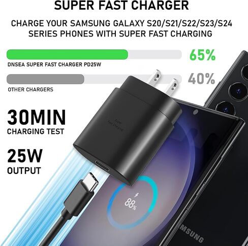 25W Fast Charger Block for TCL Tab NxtPaper 11 Gen 2/TCL NxtPaper 14 in Kuwait