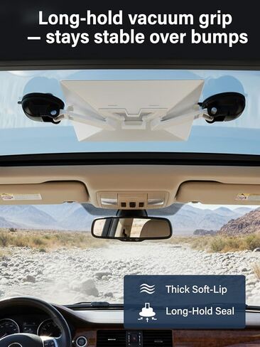 Starlink Mini Car Suction Cup Mount for Car Sunroof/Windshield, Precise Snap-in Fit, Strong Hold, Heat/Cold Resistant, Starlink Mini Accessories for RV, Car, Boat, Truck in Kuwait
