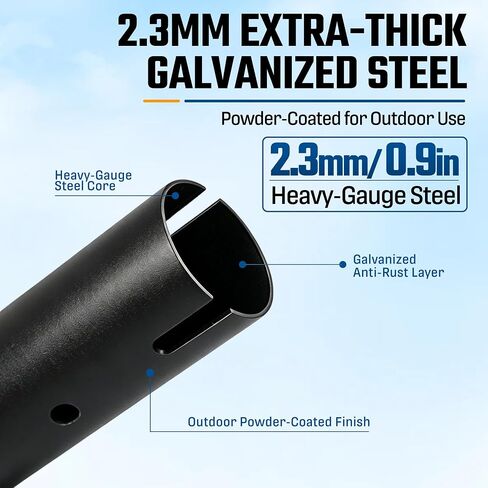 Gen3 Mount for Starlink Standard 4/4X Adjustable Wall/Roof Mounting Kit with Aluminum Pipe Adapter Compatible with Starlink Standard Gen 3/V3 in Kuwait