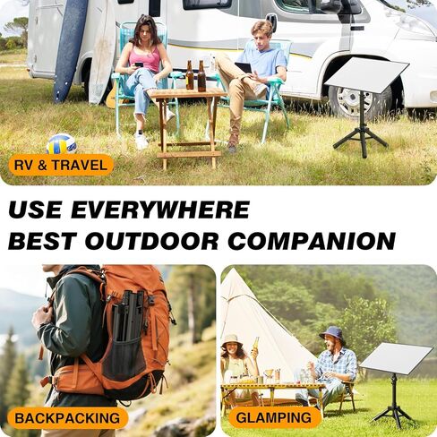 Starlink Tripod Stand Mount for Starlink Gen3, Adjustable Satellite Stand with 360° Rotation, Up to 50.4 Inch Height, Ground Nails for Camping RV Outdoor in Kuwait