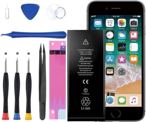 Battery for iPhone 6S (4.7"), 2026 New Battery Replacement Compatible with iPhone 6S Battery A1633 A1688 A1700 with Professional Repair Tools Kit in Kuwait