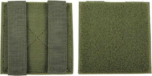Molle Patch Panel, 2 Pack Nylon Tactical Hook and Loop Molle Panel for Tactical Vest, Plate Carrier & Backpack, Morale Patch Board Display for Badges Insignia, 4"x4" in Kuwait