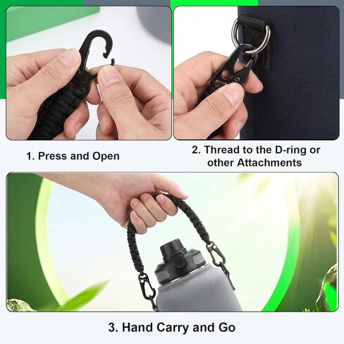 Sibba Paracord Handle Heavy Duty Paracord Keychain Paracords Strap in Kuwait