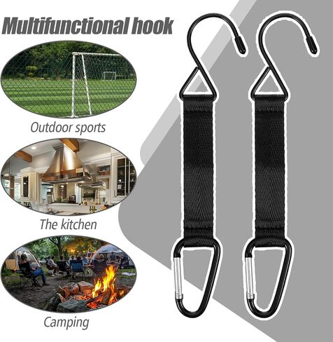 4Pcs Nylon Fence Hooks,Fence Hooks for Bat Bags and Water Bottle in Kuwait
