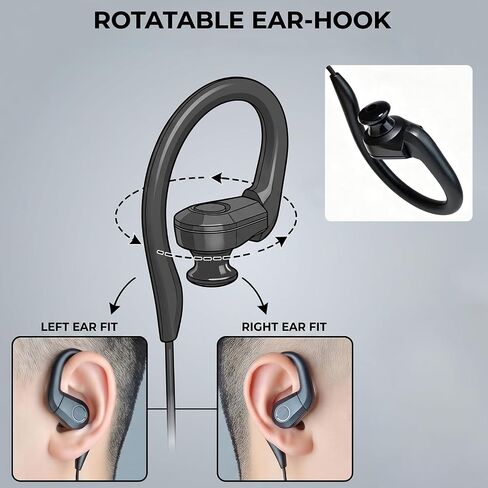 TWAYRDIO 2.5mm Listen Only Radio Earpiece Headset for Harris Kenwood Mics in Kuwait