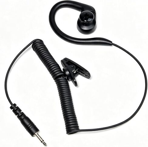 TWAYRDIO 2.5mm Listen Only Radio Earpiece Headset for Harris Kenwood Mics in Kuwait