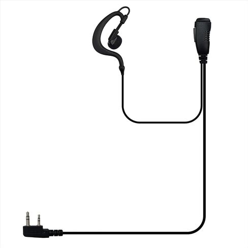 G Shape Headset 2-Pin Ear Hook Earpiece with Mic for Kenwood NX-320 NX-340 TK-2200 TK-3160 NX-3220 NX3320 TH-G71A in Kuwait