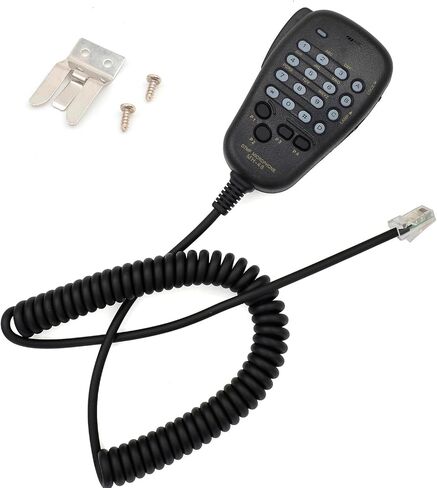 MH-48 Microphone MH-48A6J 6 Pin Coil Cord DTMF Speaker Mic Compatible with Yaesu FT-7800R FT-8900R FT-8800R FT-8900R FT-1900R FT-2900R FT-1802 FT-1807 FT-7100M Mobile Radio Hand Mic in Saudi Arabia