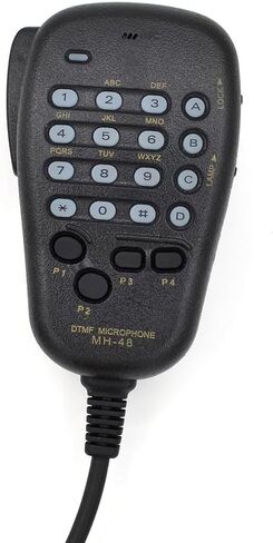 MH-48 Microphone MH-48A6J 6 Pin Coil Cord DTMF Speaker Mic Compatible with Yaesu FT-7800R FT-8900R FT-8800R FT-8900R FT-1900R FT-2900R FT-1802 FT-1807 FT-7100M Mobile Radio Hand Mic in Saudi Arabia