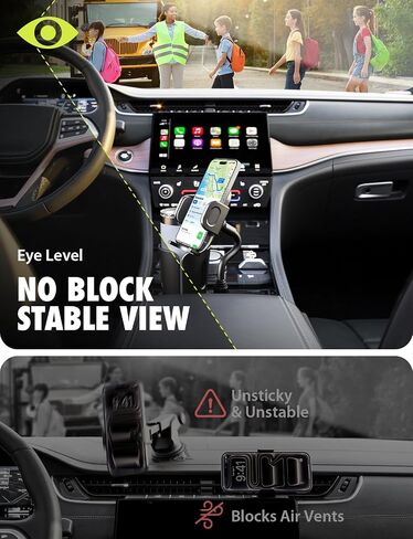 Bracketron TripGrip 2.0 Cup Holder Phone Mount, Metal Gooseneck in Saudi Arabia