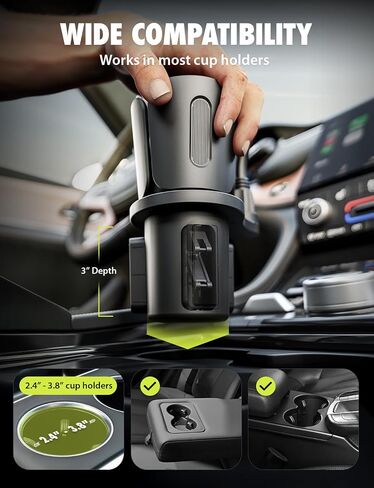 Bracketron TripGrip 2.0 Cup Holder Phone Mount, Metal Gooseneck in Saudi Arabia