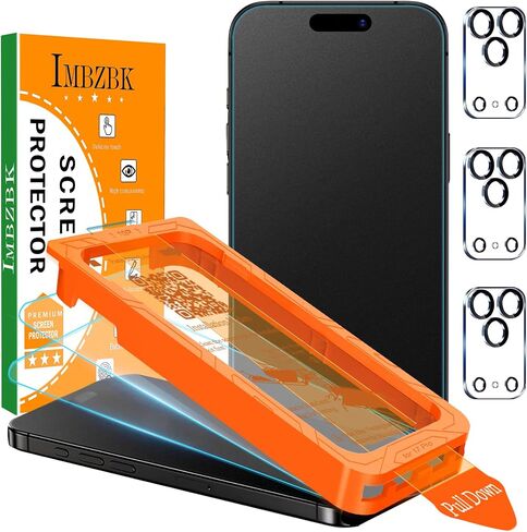 IMBZBK Matte Screen Protector for iPhone 17 Pro, Tempered Glass, 3+3 Pack in Kuwait