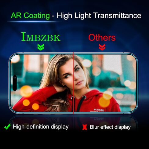 IMBZBK Matte Screen Protector for iPhone 17 Pro, Tempered Glass, 3+3 Pack in Kuwait