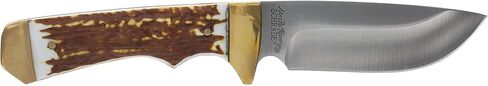 Uncle Henry 182UH Elk Hunter Next Gen 8.4in High Carbon S.S. Fixed Blade Knife with a 3.8in Drop Point and Staglon Handle for Outdoor Survival, Camping and Hunting in Saudi Arabia